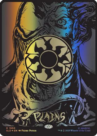 Plains (1950) (Raised Foil) (SLD-1950) - Secret Lair Drop Series Foil