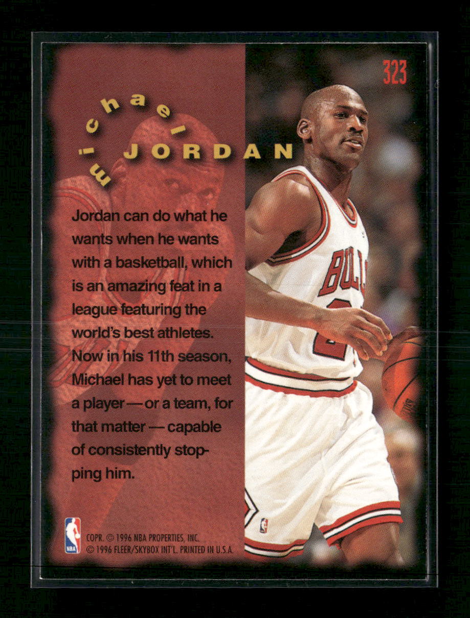 1995-96 Fleer Michael Jordan #323