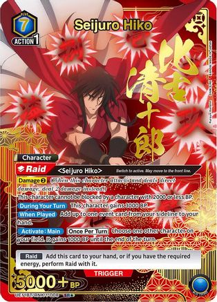Seijuro Hiko (008) (SR*) (UE11BT/RNK-1-008) - UE11BT Rurouni Kenshin Foil