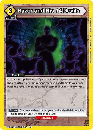 Razor and His 14 Devils (UEX04BT/HTR-2-037) - UEX04BT HUNTER X HUNTER Vol2
