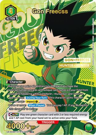 Gon Freecss (066) (SR*) (UEX04BT/HTR-2-066) - UEX04BT HUNTER X HUNTER Vol2 Foil