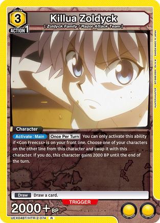 Killua Zoldyck (074) (UEX04BT/HTR-2-074) - UEX04BT HUNTER X HUNTER Vol2 Foil