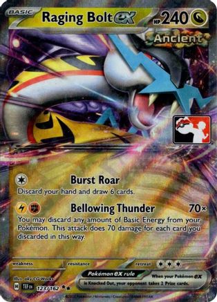 Raging Bolt ex (Prize Pack Series ) 123/162 - Prize Pack Series Cards Holofoil