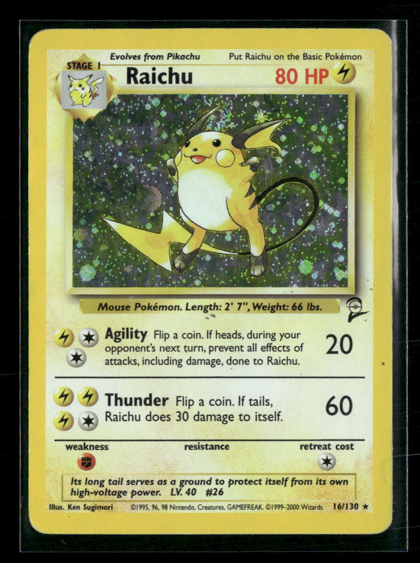 Base Set 2 Raichu #016/130