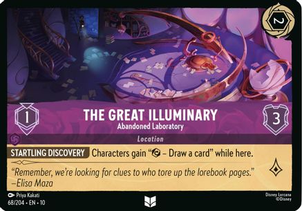 The Great Illuminary - Abandoned Laboratory (69/204) - Whispers in the Well Cold Foil