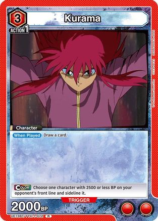 Kurama (072) (UE13BT/YYH-1-072) - UE13BT Yu Yu Hakusho Ghost Files Foil