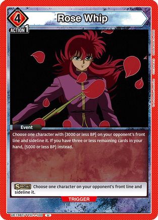 Rose Whip (UE13BT/YYH-1-100) - UE13BT Yu Yu Hakusho Ghost Files