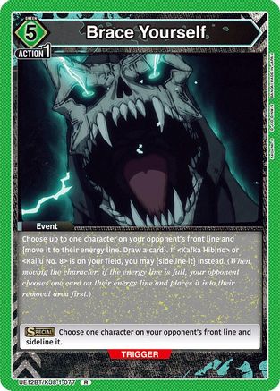 Brace Yourself (UE12BT/KJ8-1-077) - UE12BT Kaiju No 8 Foil