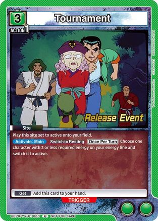 Tournament (UEPR/YYH-1-063) - UE13BT Yu Yu Hakusho Ghost Files Release Event Cards