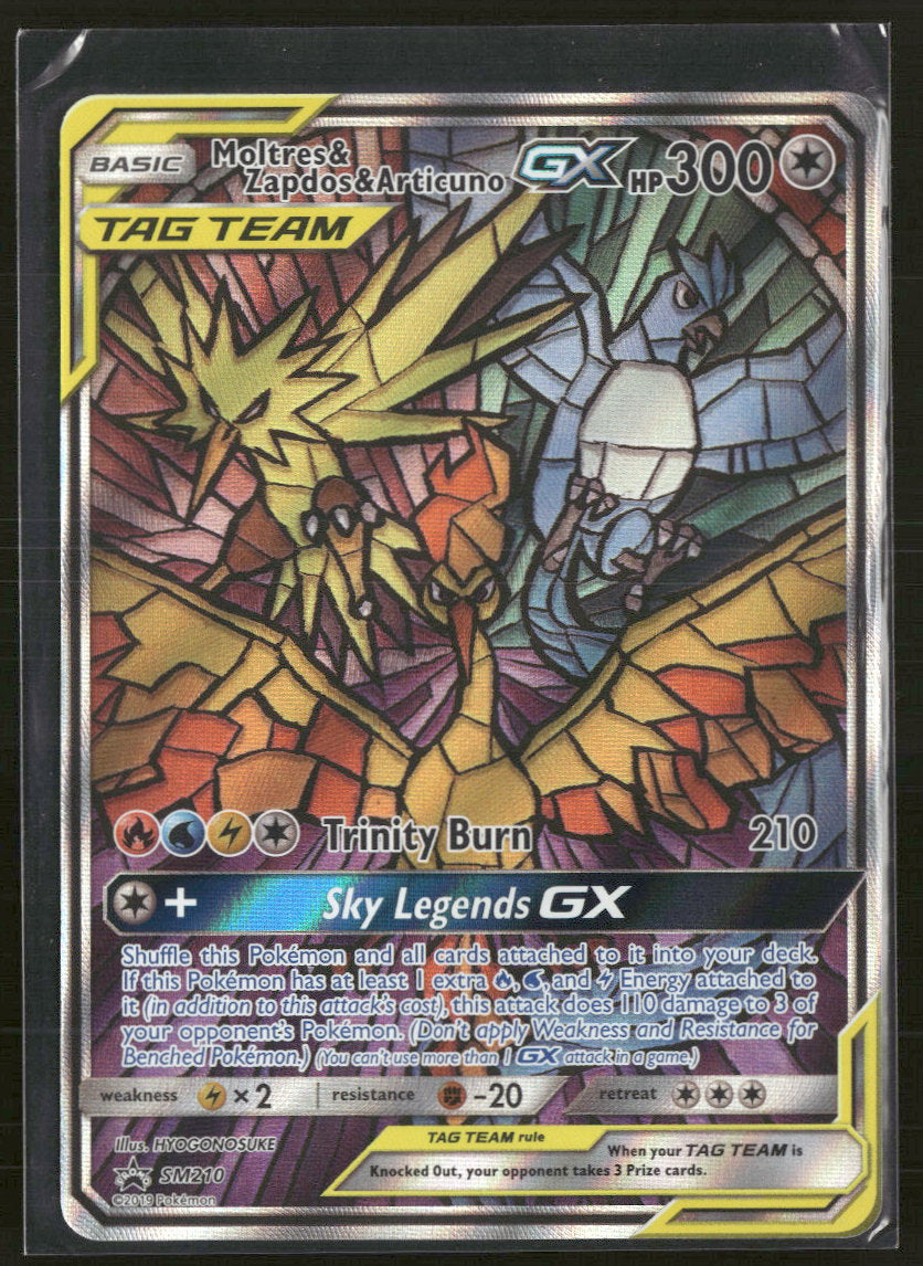 SM Promos Moltres & Zapdos & Articuno GX #SM210