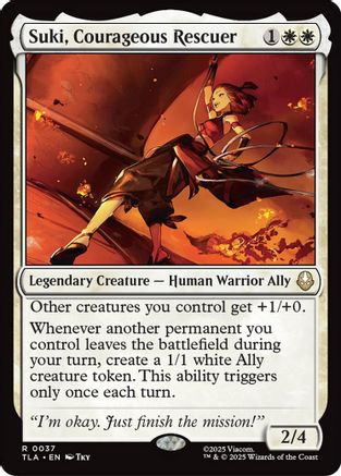 Suki, Courageous Rescuer (TLA-037) - Avatar: The Last Airbender Foil