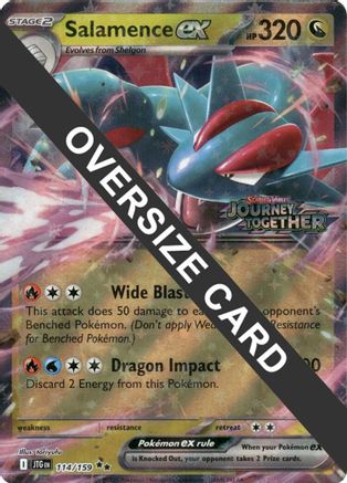 Salamence ex 114/159 - Jumbo Cards Holofoil