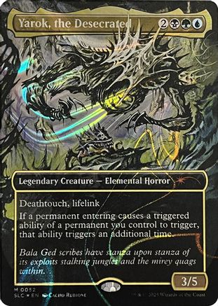 Yarok, the Desecrated (Halo Foil) (SLC-052) - Secret Lair Countdown Kit Foil
