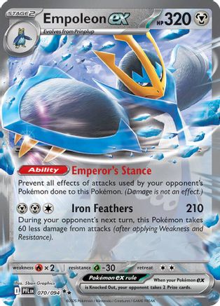 Empoleon ex 070/094 - ME02 Phantasmal Flames Holofoil