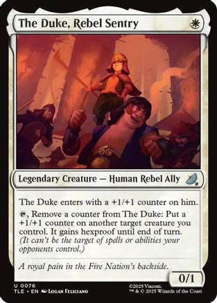 The Duke, Rebel Sentry (TLE-076) - Avatar: The Last Airbender: Eternal-Legal