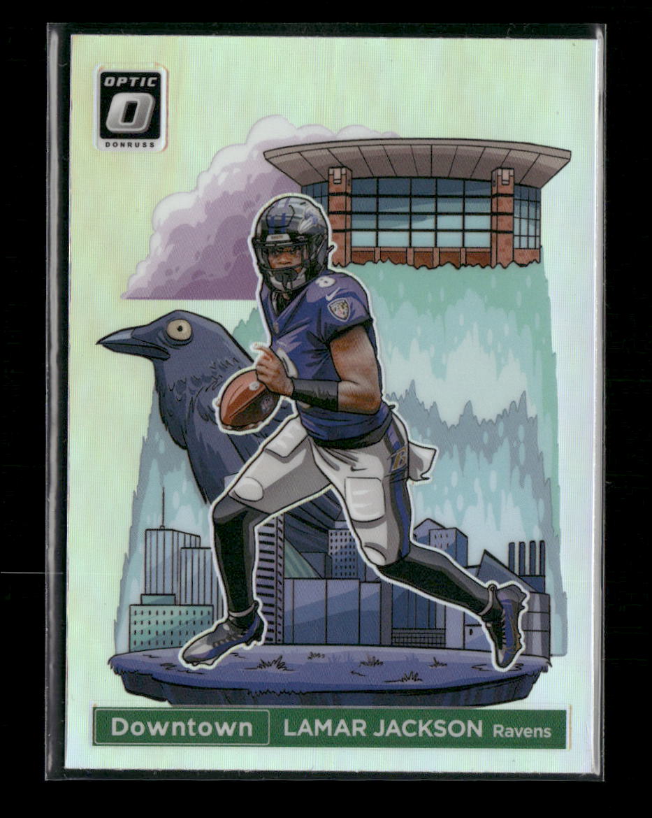 2024 Donruss Optic Downtown! Lamar Jackson #1