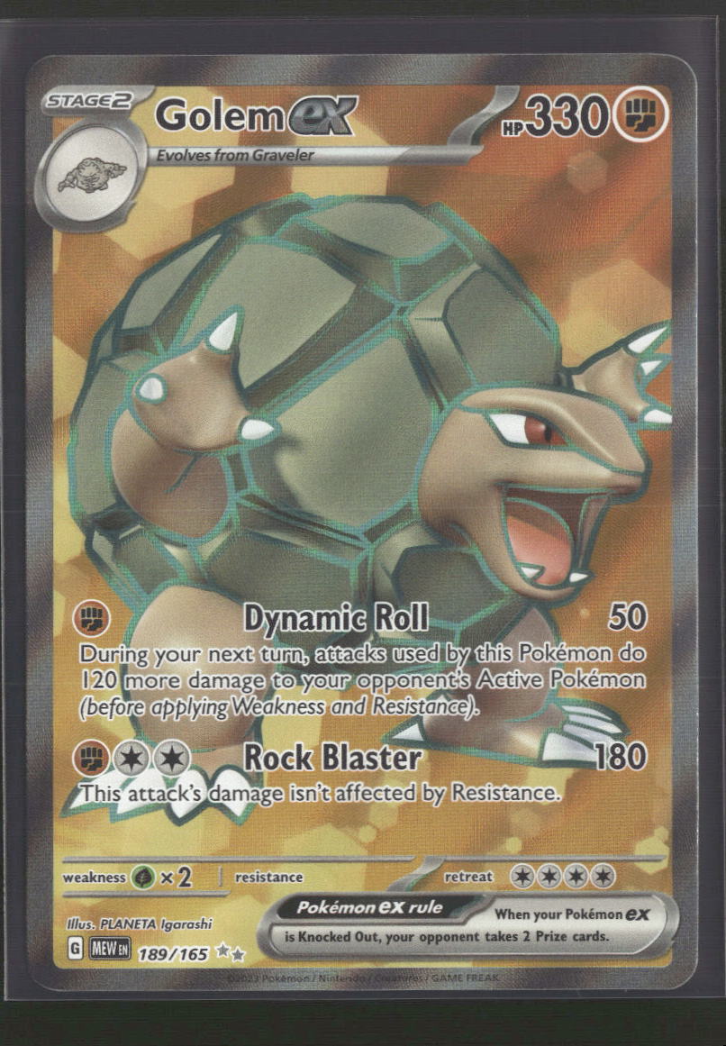 SV: Scarlet & Violet 151 Golem ex #189/165
