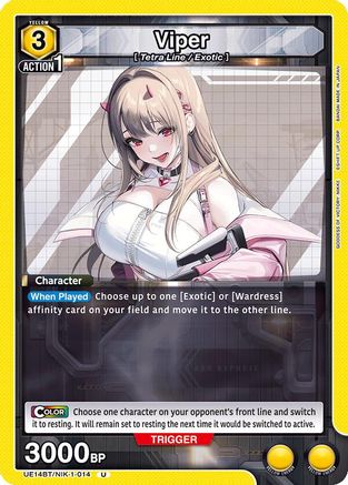 Viper (014) (UE14BT/NIK-1-014) - UE14BT GODDESS OF VICTORY NIKKE
