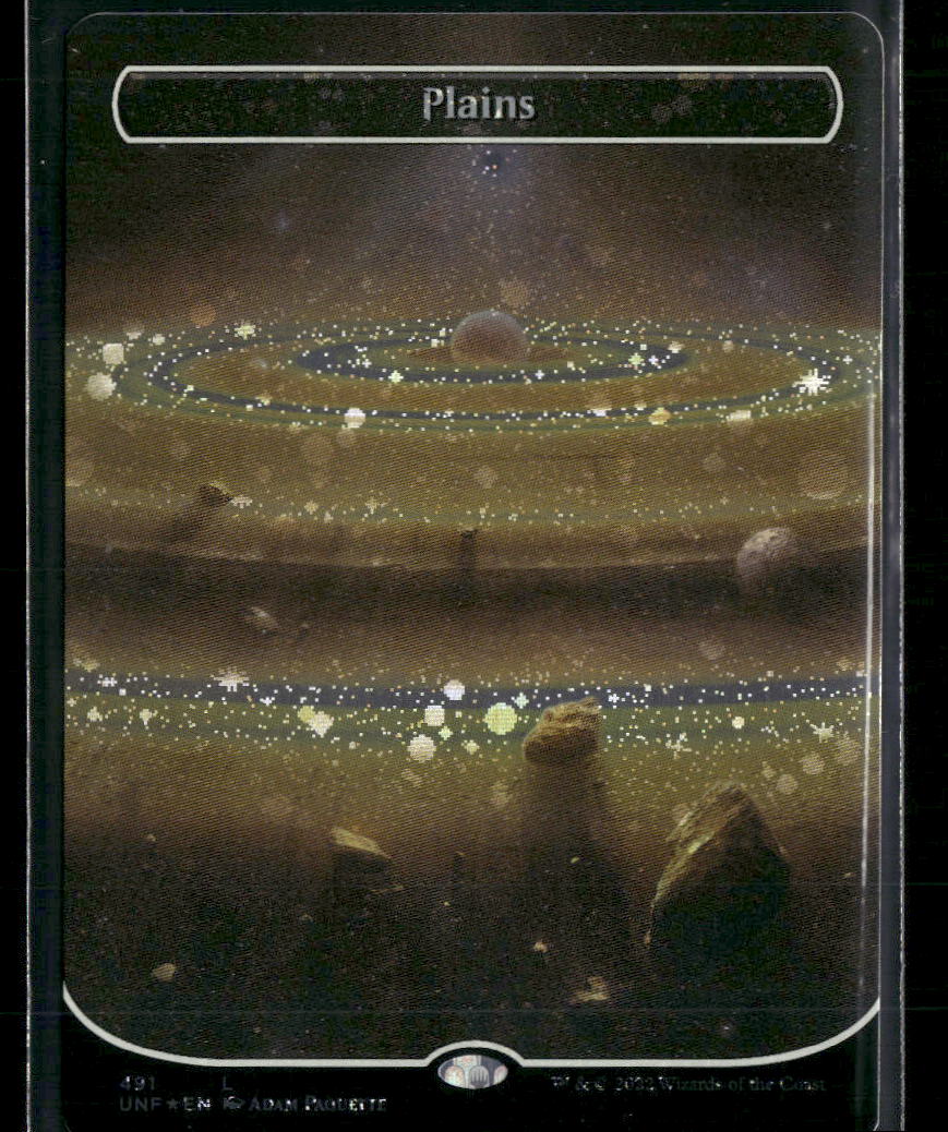 Unfinity Plains (491) (Borderless) (Galaxy Foil) #491