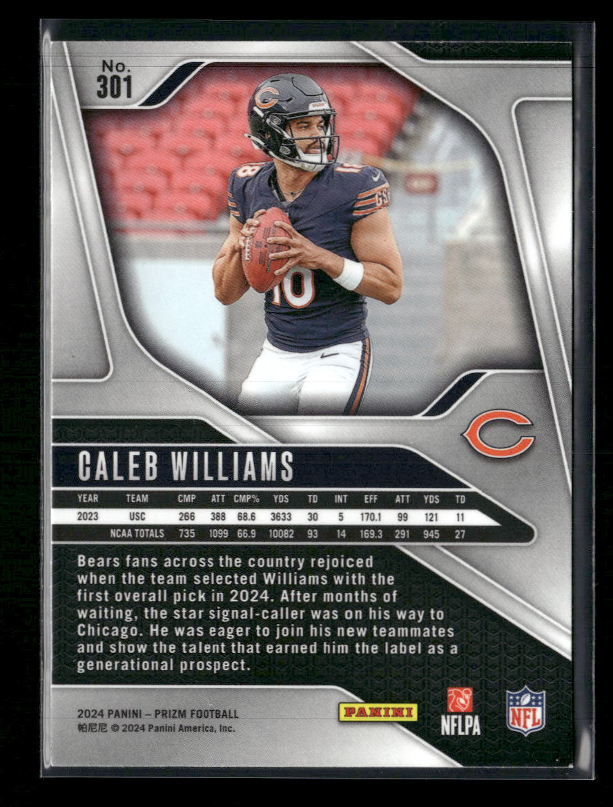 2024 Panini Prizm Caleb Williams Rookie #301