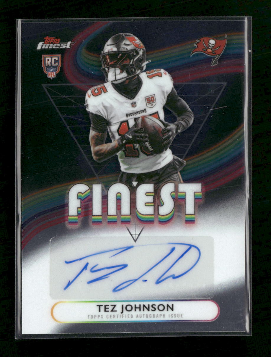 2025 Finest Rookie Finest Autographs Tez Johnson Auto #RFA-TZJ