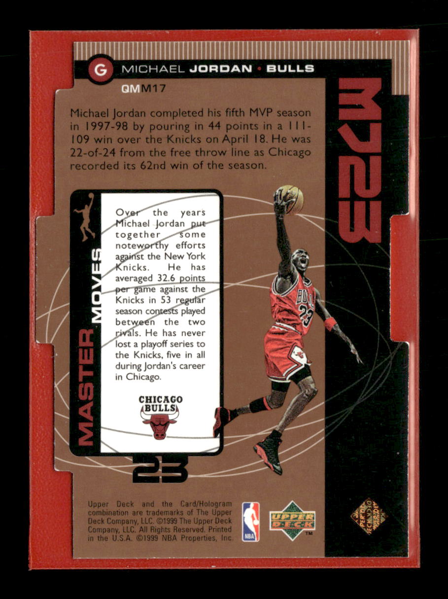 1998-99 Upper Deck MJ23 Tier 1 (Quantum Bronze) Michael Jordan #/2300 #QMM17