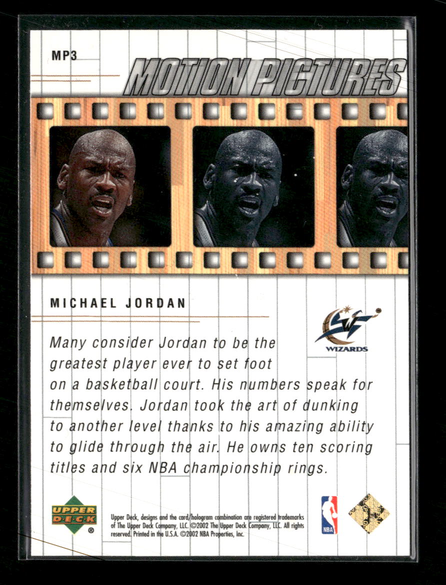 2001-02 Upper Deck Motion Pictures Michael Jordan #MP3