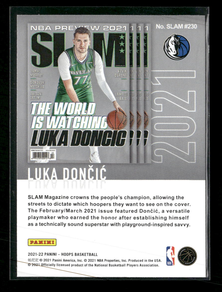 2021-22 Hoops Slam Luka Doncic #SLAM 230