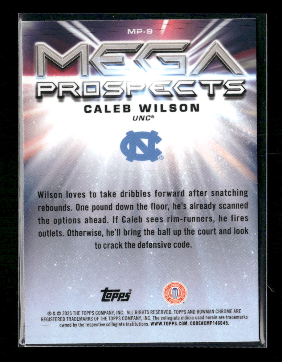 2025-26 Bowman Mega Prospects Caleb Wilson #MP-9
