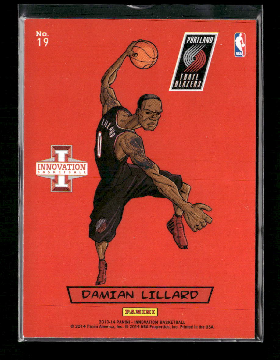 2013-14 Panini Innovation Kaboom Damian Lillard #19