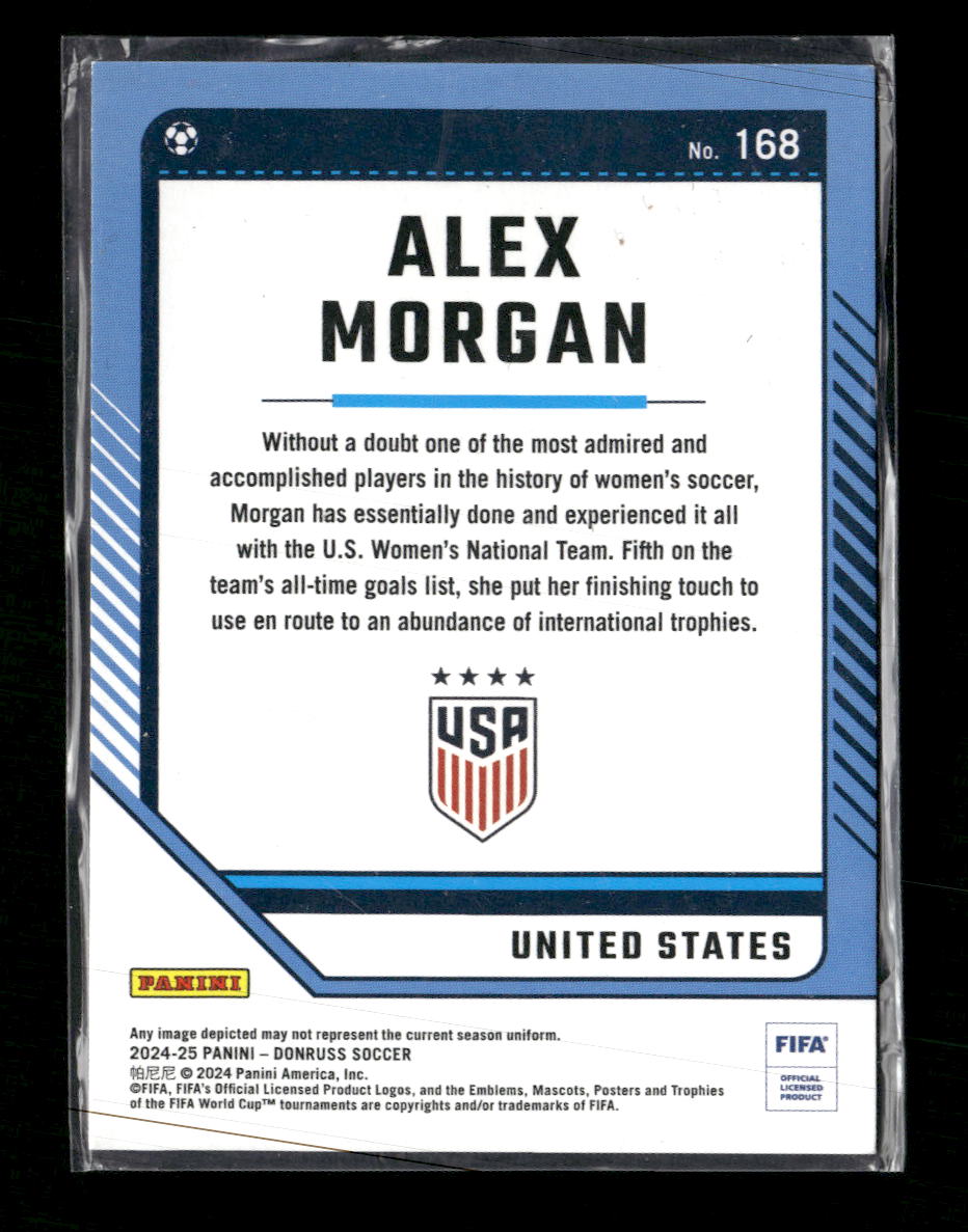 2024-25 Donruss Red Cubic Alex Morgan #/99 #168
