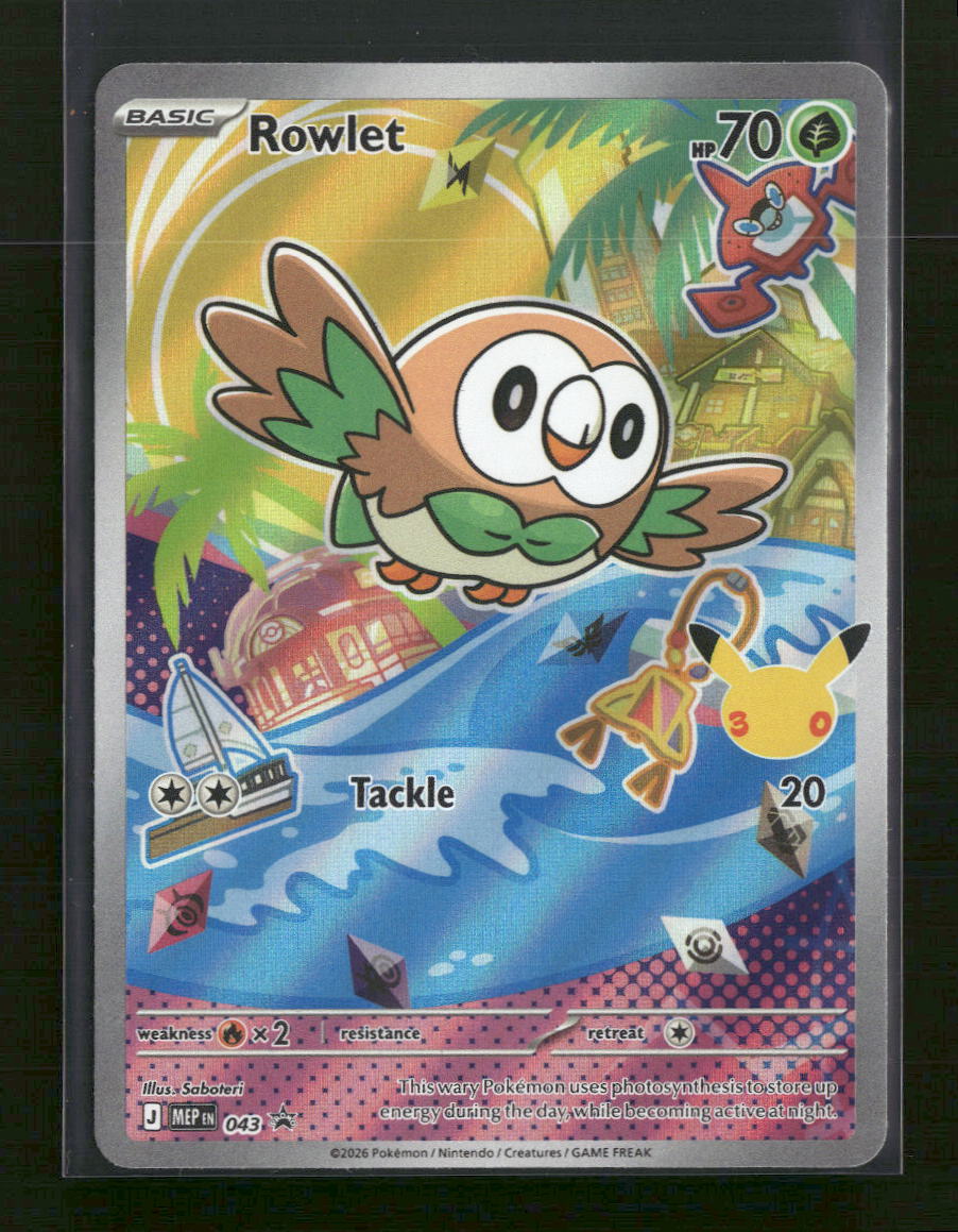 ME: Mega Evolution Promo Rowlet #043