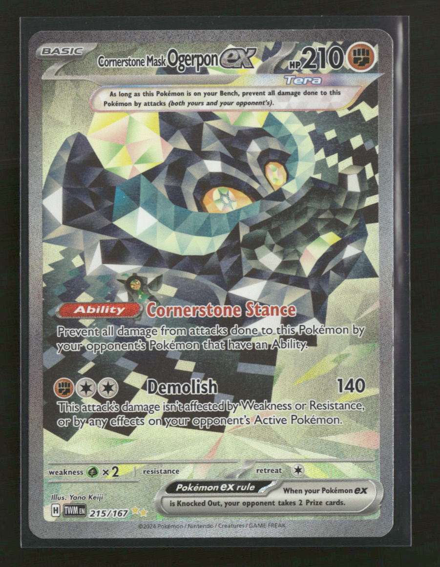 SV06: Twilight Masquerade Cornerstone Mask Ogerpon ex #215/167