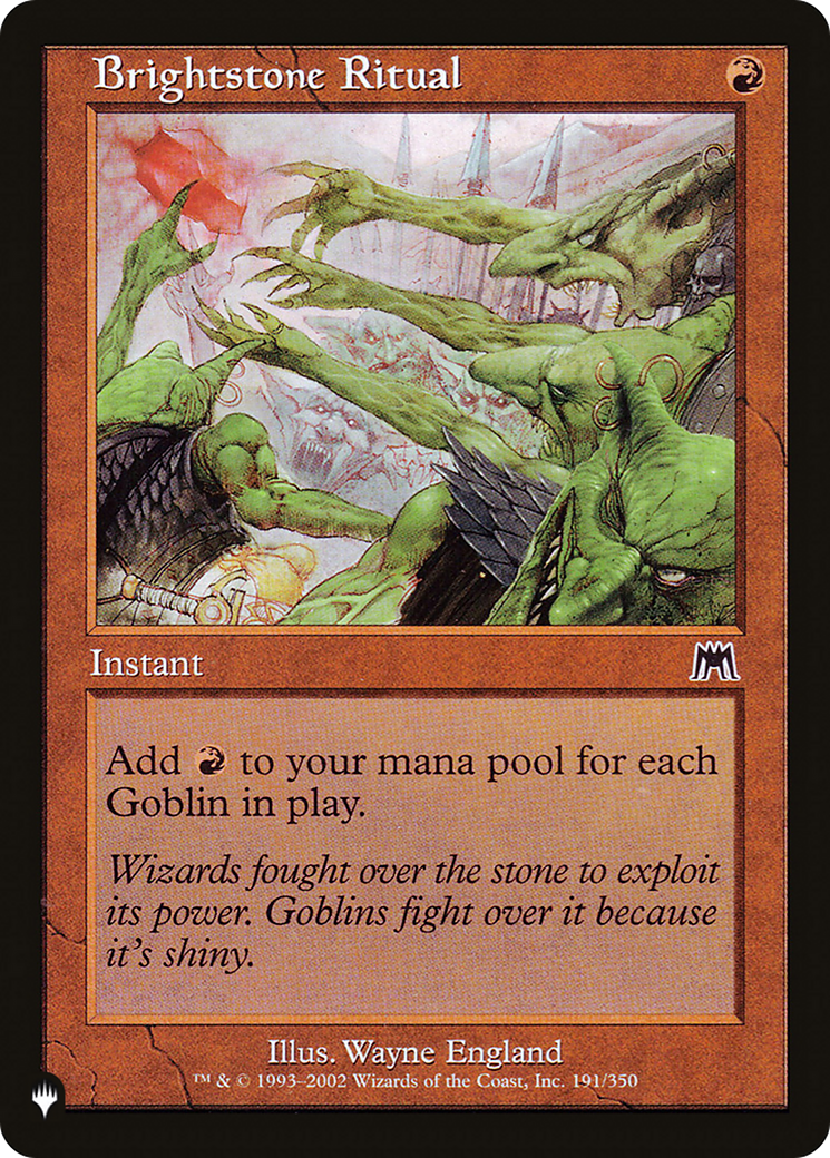 Brightstone Ritual (LIST-ONS-191) - The List