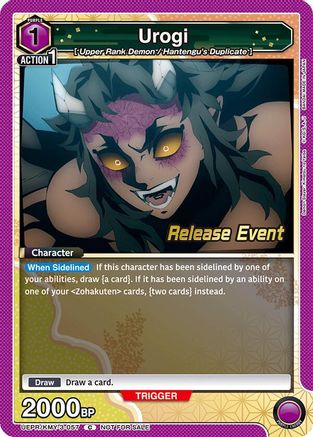 Urogi (UEPR/KMY-3-057) - UEX05BT Demon Slayer Kimetsu no Yaiba Vol2 Release Event Cards