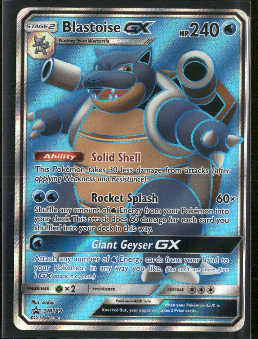 SM Promos Blastoise GX #SM189