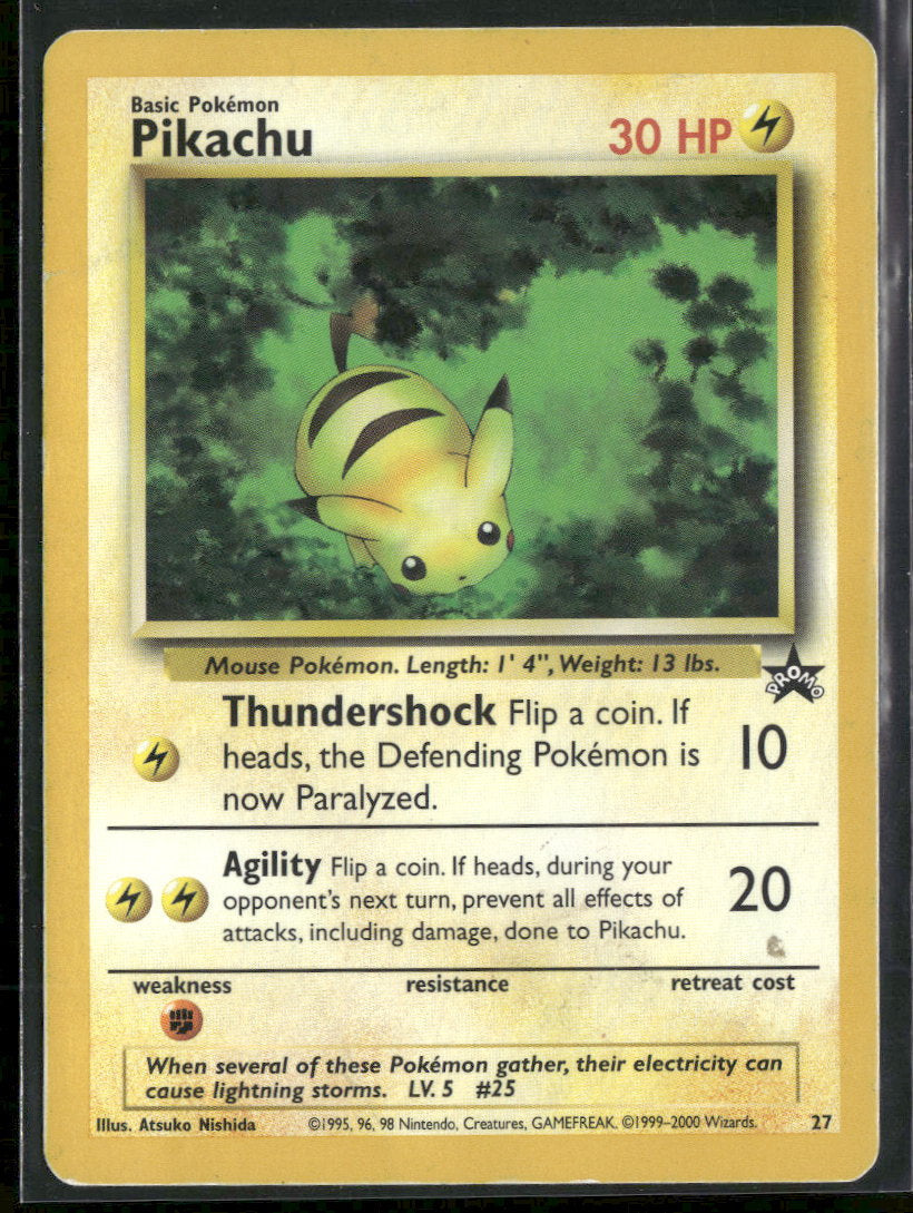 WoTC Promo Pikachu (27) #27/53 Damaged
