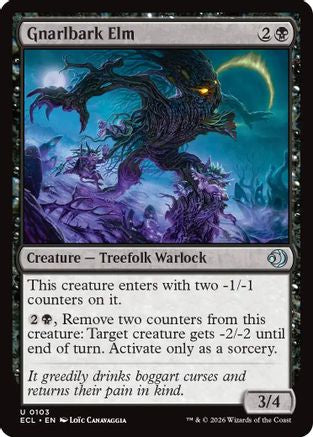 Gnarlbark Elm (ECL-103) - Lorwyn Eclipsed