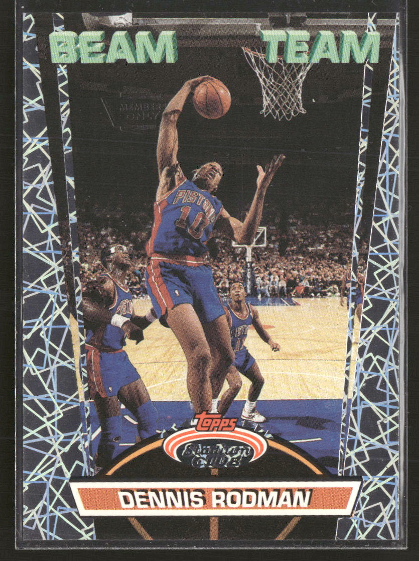 1992-93 Stadium Club Beam Team Members Only Dennis Rodman #19