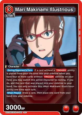 Mari Makinami Illustrious (092) (UE15BT/EVA-1-092) - UE15BT Evangelion New Theatrical Edition Foil