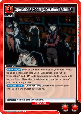 Operations Room (Operation Yashima) (UE15BT/EVA-1-093) - UE15BT Evangelion New Theatrical Edition