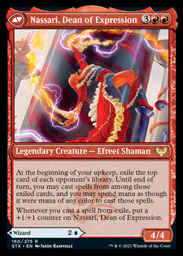 Uvilda, Dean of Perfection // Nassari, Dean of Expression (STX-160) - Strixhaven: School of Mages Foil