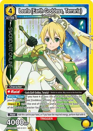 Leafa (Earth Goddess, Terraria) (UEX06BT/SAO-2-011) - UEX06BT Sword Art Online Vol2 Foil