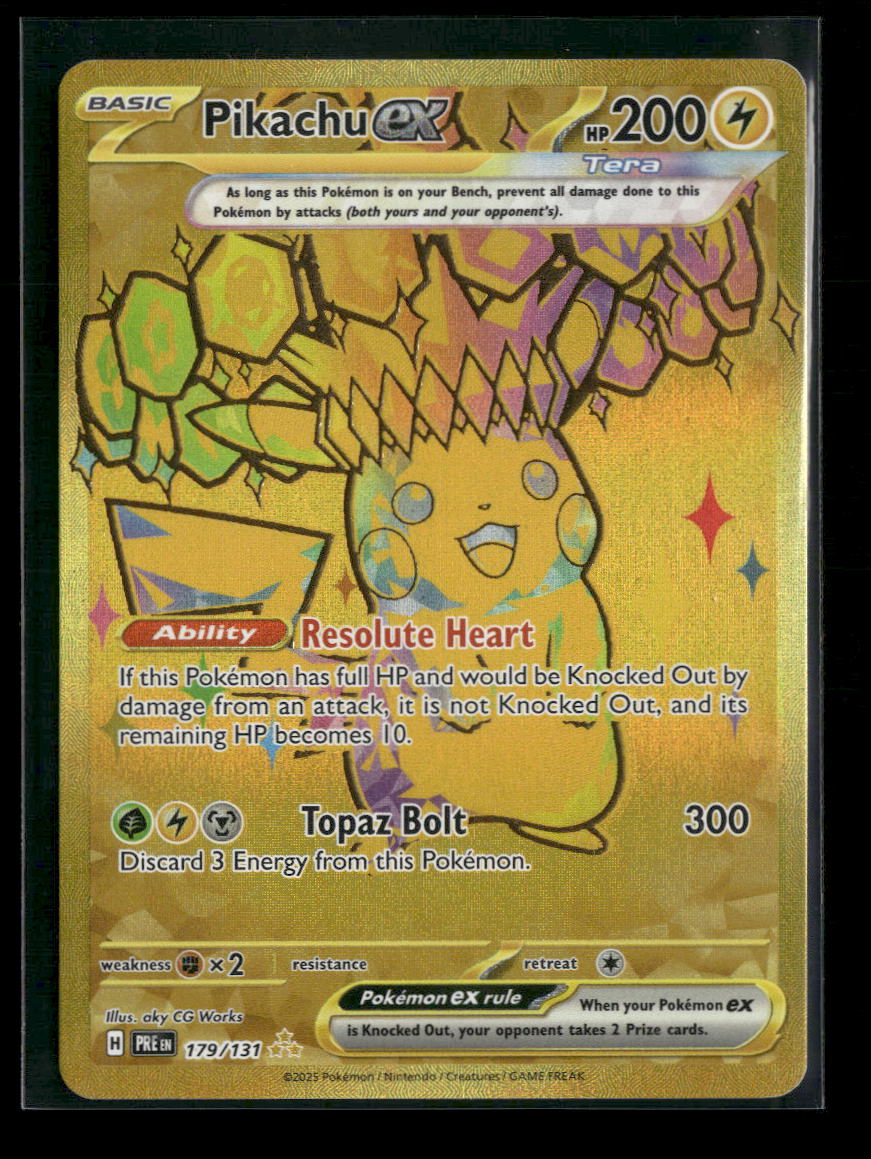 SV: Prismatic Evolutions Pikachu ex #179/131