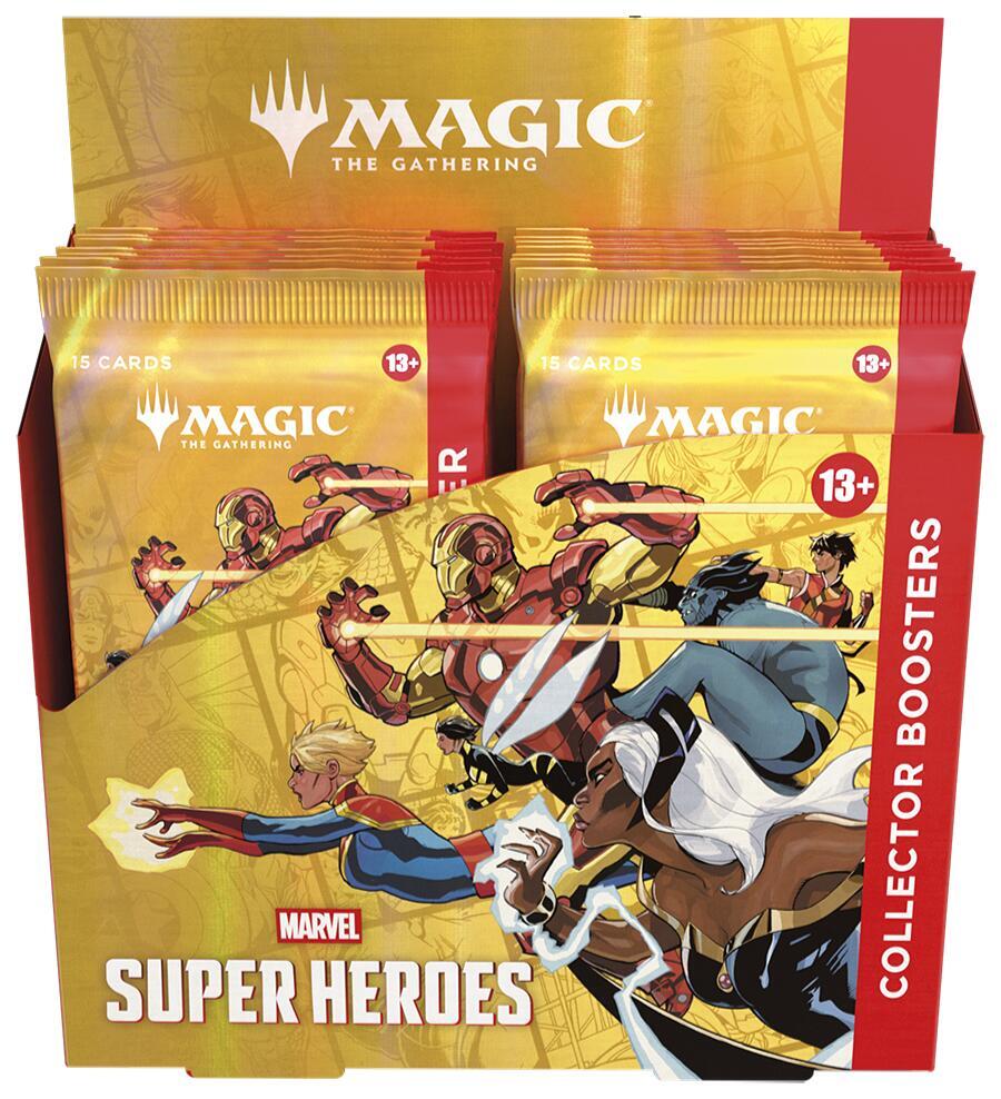 Magic: The Gathering Marvel Super Heroes Collector Booster Display (12 Packs)