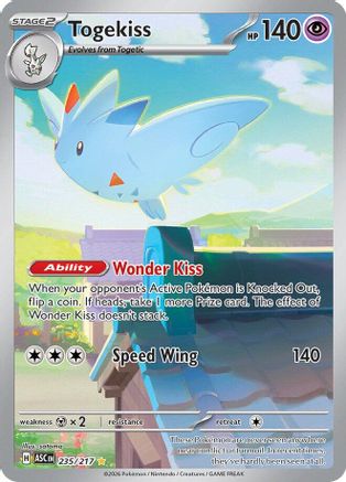 Togekiss 235/217 - ME Ascended Heroes Holofoil