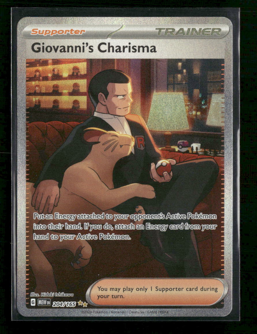 SV: Scarlet & Violet 151 Giovanni's Charisma #204/165