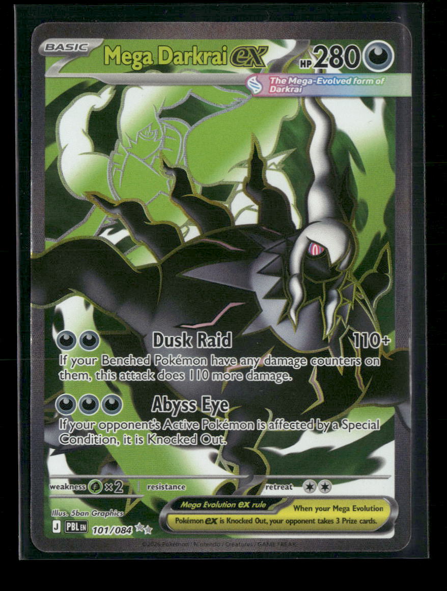 ME05: Pitch Black Mega Darkrai ex #101/084