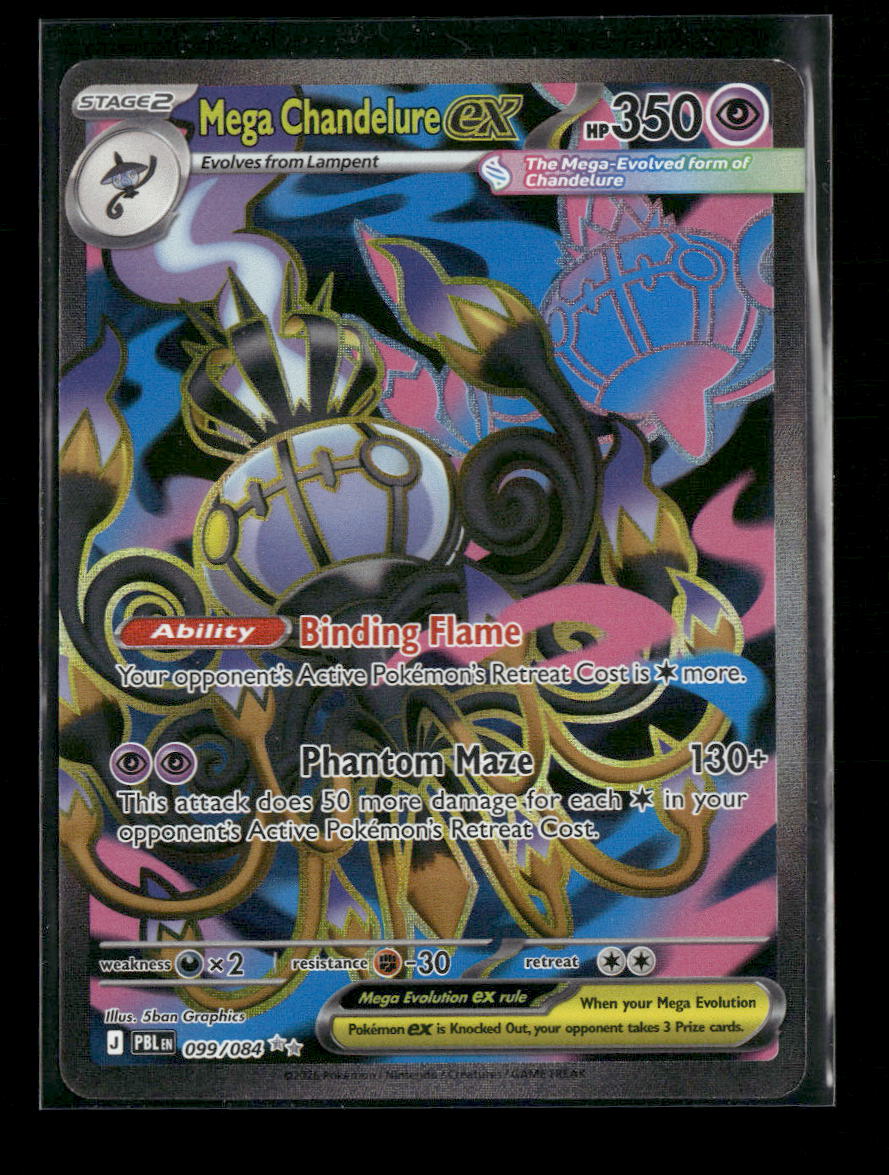 ME05: Pitch Black Mega Chandelure ex #099/084