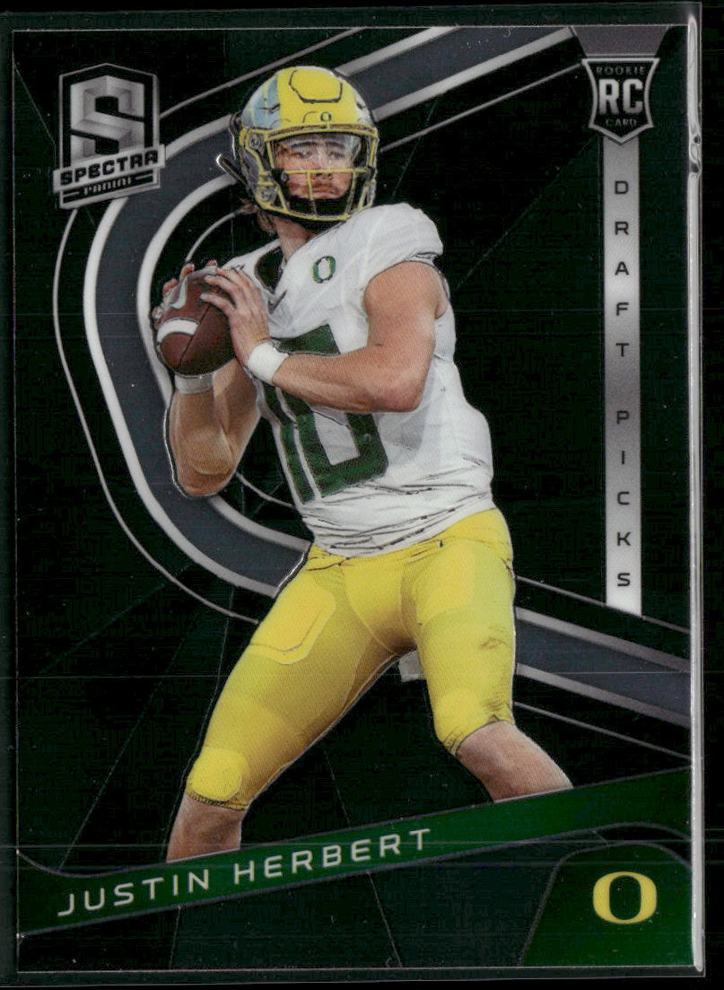 2020 Panini Chronicles Draft Picks Spectra Draft Picks Justin Herbert #4
